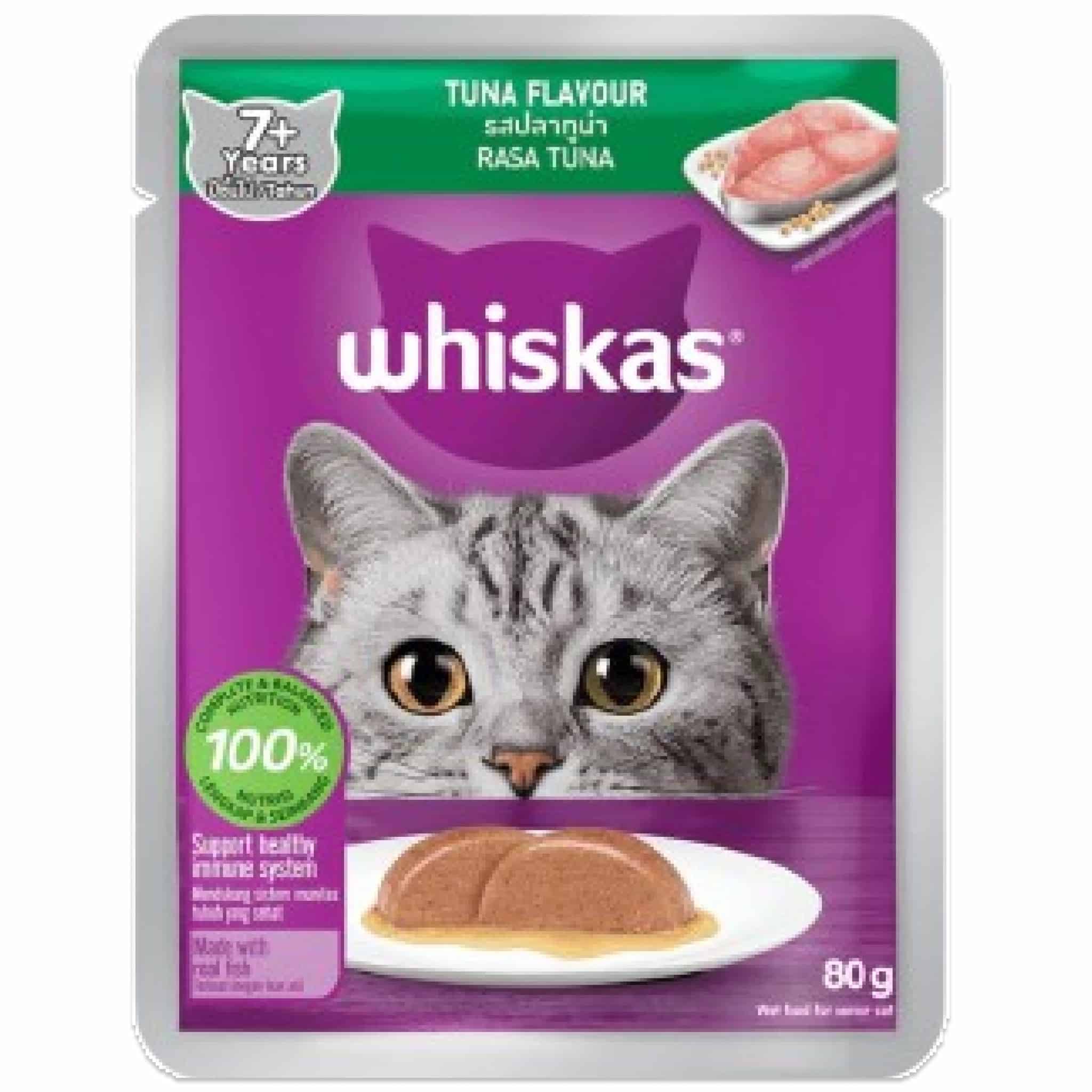 Whiskas รสปลาทูน่า สำหรับ 7+