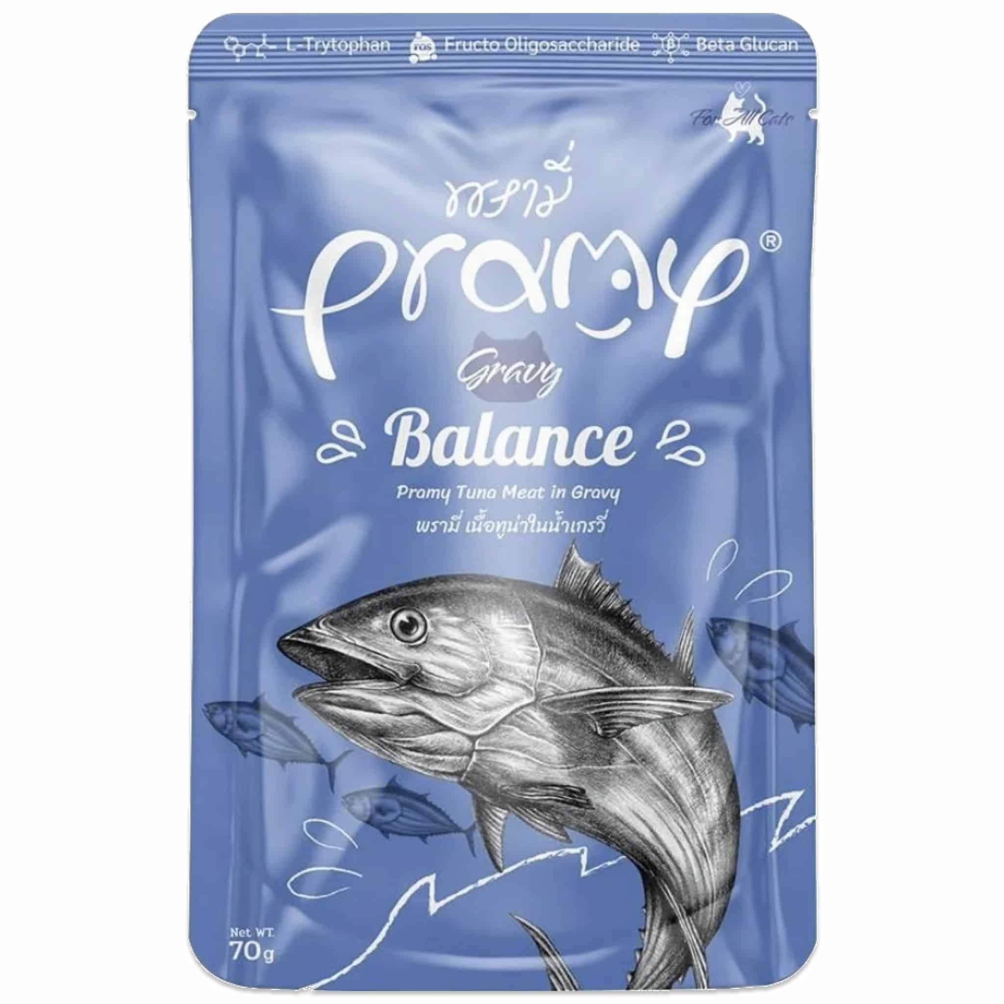 Pramy เนื้อทูน่าในน้ำเกรวี่