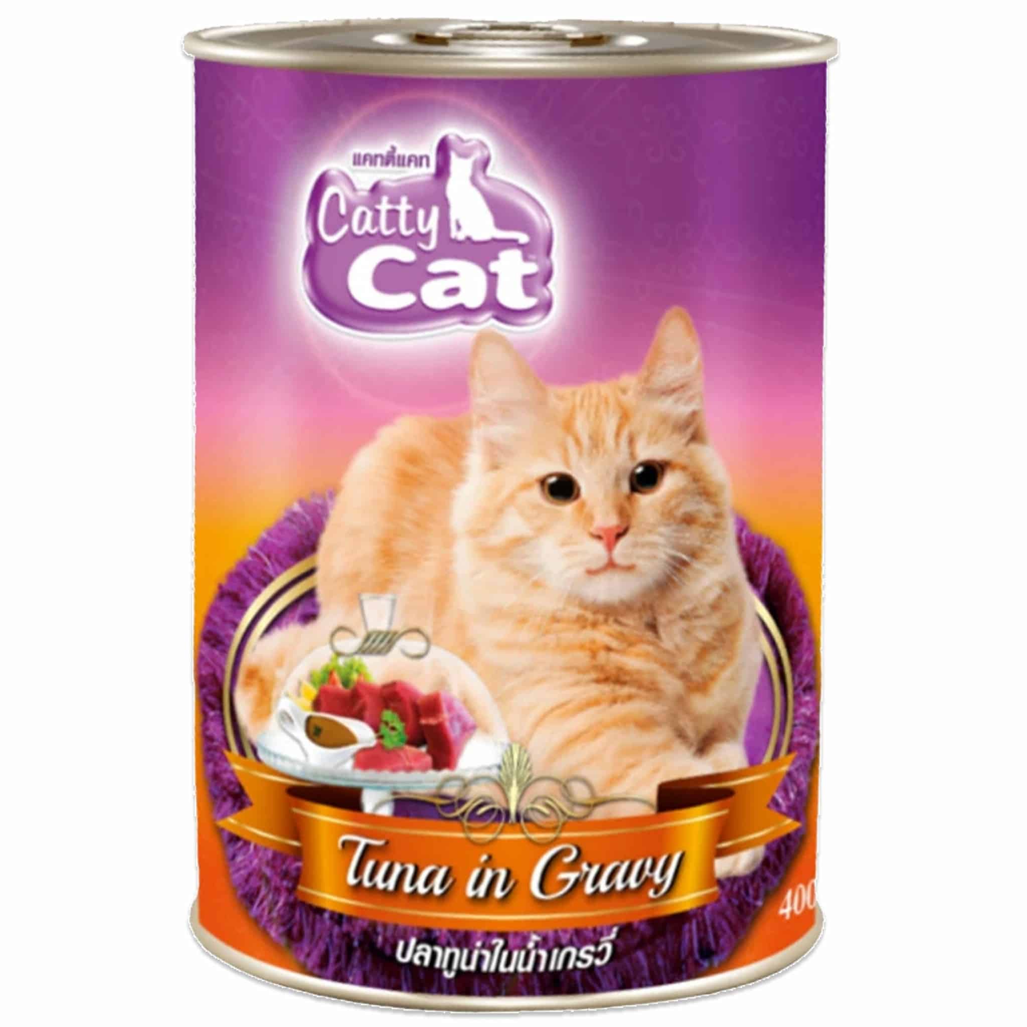 Catty Cat ปลาทูน่าในน้ำเกรวี่