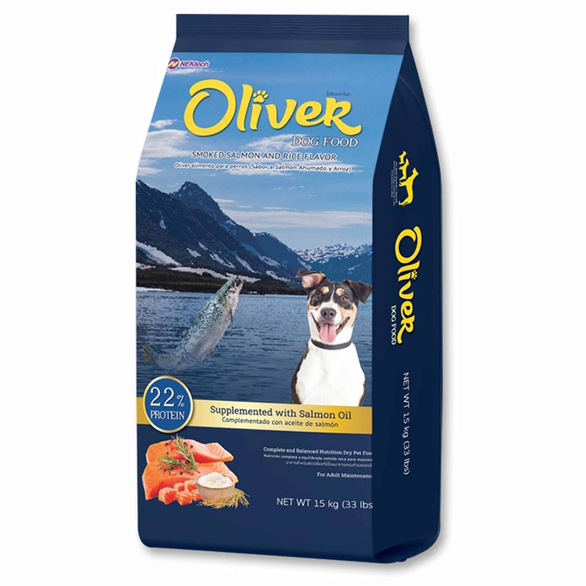 Oliver รสแซลมอนรมควันและข้าว 1 ก.ก