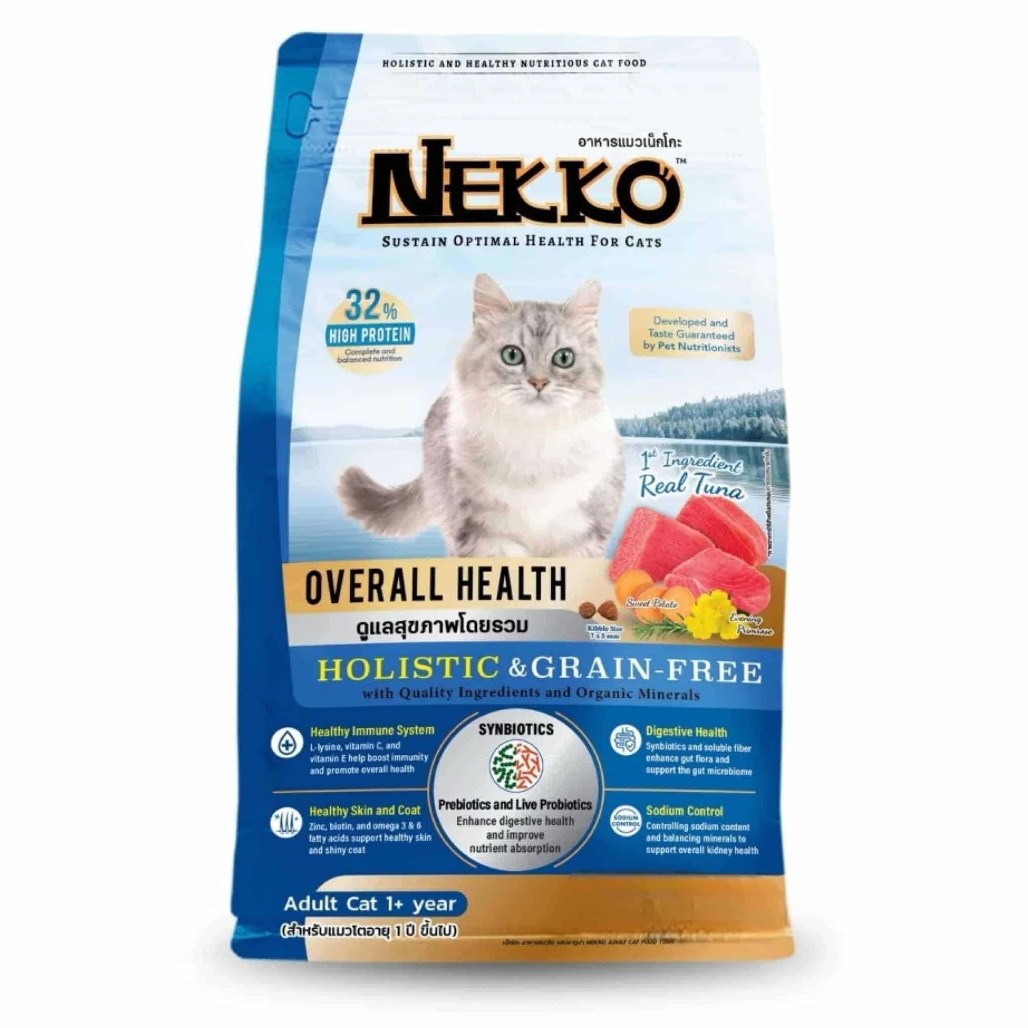 Nekko Holistic&Grain-Free สูตรดูแลสุภาพโดยรวม 400 กรัม